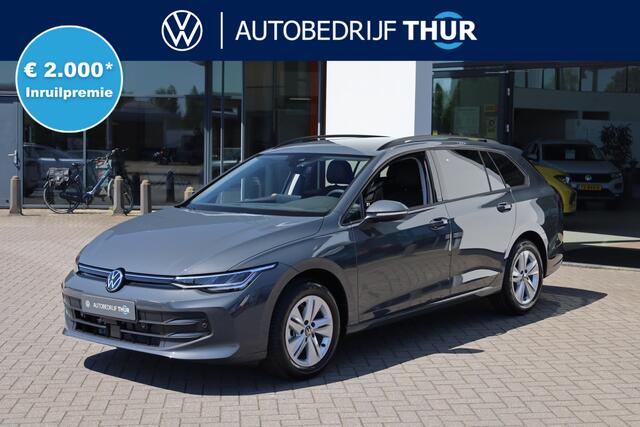 Volkswagen GOLF Variant 1.5 eTSI Life Business 116PK / 85kW Navigatie, voorstoelen verwarmbaar met massagefunctie, Apple Carplay & Android Auto, extra getint glas achter, digitaal instrumentenpaneel, LED koplampen
