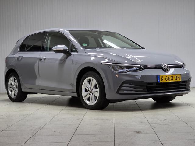 Volkswagen GOLF 1.0 TSI Life/ Dealer Onderhouden!/ Trekhaak/ LED Koplampen/ Elek.Stoel+Memory/ Virtual Cockpit/ Apple+Android/ Stoel+Stuurverw./ Sportstoel/ 16''LMV/ Clima/ Navi/ Cruise.Adaptief/ Bluetooth/ PDC V+A.