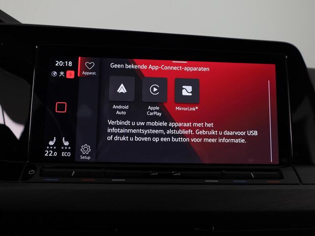 Volkswagen GOLF 1.4 eHybrid Style 204 pk Automaat (DSG) | Navigatie | Parkeersensoren | Autom. airco (3 zones) | Stoelverwarming | LED koplampen |