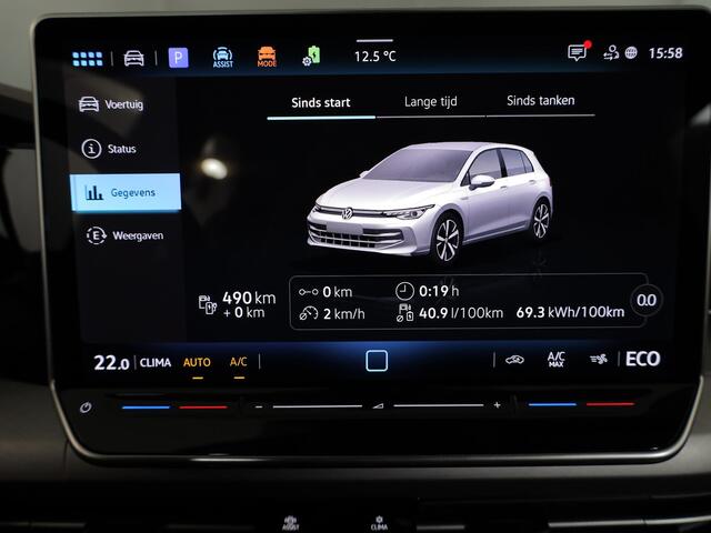 Volkswagen GOLF 1.5 eHybrid Life Edition 204 pk Automaat (DSG) | Verlengde garantie | Navigatie via App | Parkeersensoren (Park assist) | Achteruitrijcamera |