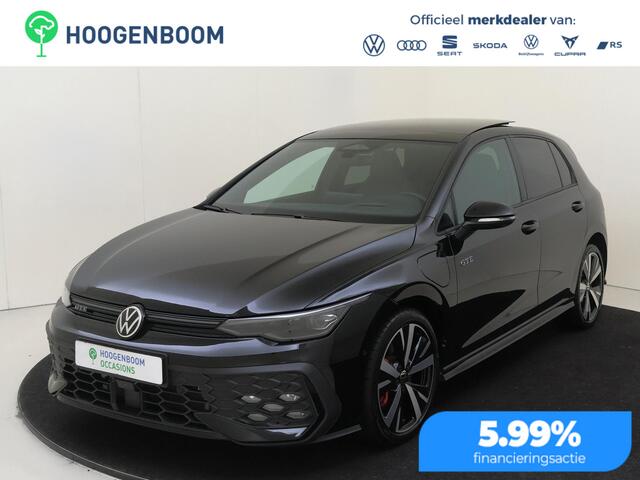 Volkswagen GOLF 1.5 eHybrid GTE | SoH 100% | Panoramadak | Trekhaak | Lederen bekleding 'Vienna' | Head-up display | Adaptieve demping | 360 camera | Black style | Stoelventilatie voor |