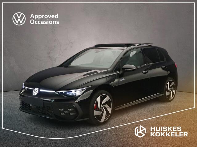 Volkswagen GOLF GTE 1.5 TSI eHybrid 272pk DSG Automaat Trekhaak, Lederen bekleding, Adaptive cruise control, Panoramadak, Black Style, LED matrix koplampen
