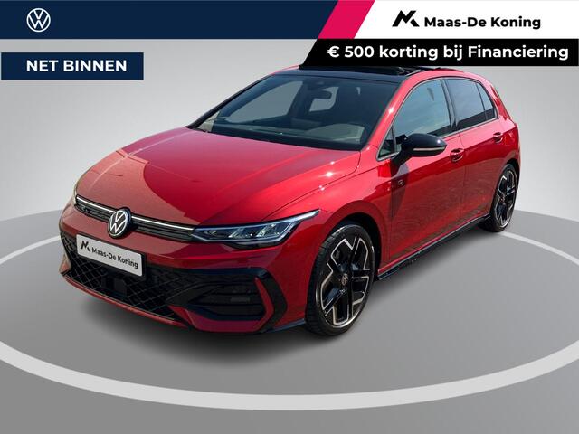 Volkswagen GOLF 1.5 eTSI 150pk DSG R-Line Edition · Panoramadak · Apple/Android Car Play · Camera + Parkeersensoren · Garantie t/m 28-07-2030 of 100000km.