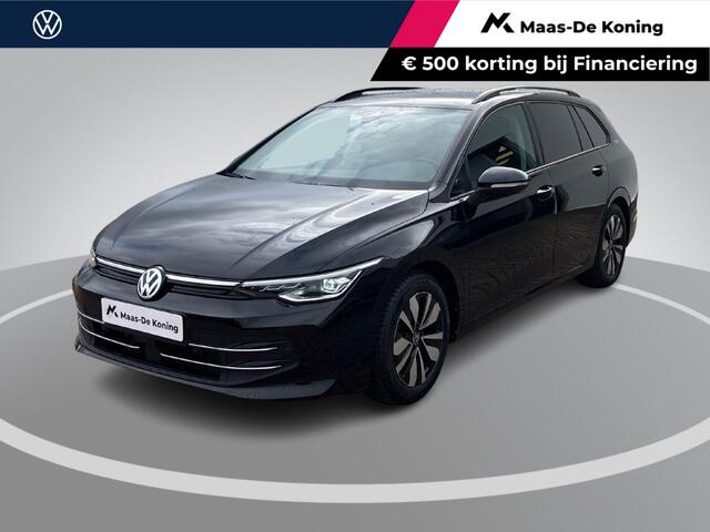 Volkswagen GOLF Variant 1.5eTSI/150PK Goal DSG · Navigatie · Trekhaak · 360°Camera + Parkeersensoren · Stoelverwarming · Garantie t/m 23-06-2027