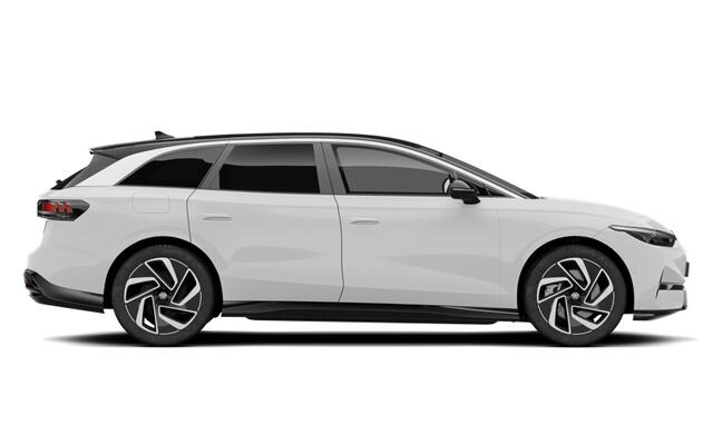 Volkswagen ID ID.7 Tourer 77 kWh Elektromotor 286 1AT Pro Business | Achterbank in ongelijke delen neerklapbaar incl. middenarmsteun en doorlaadmogelijkheid | Afstandscontrolesysteem (Front Assist), met voetgangers- en fietsersherkenning | Automatische afstandsregeling