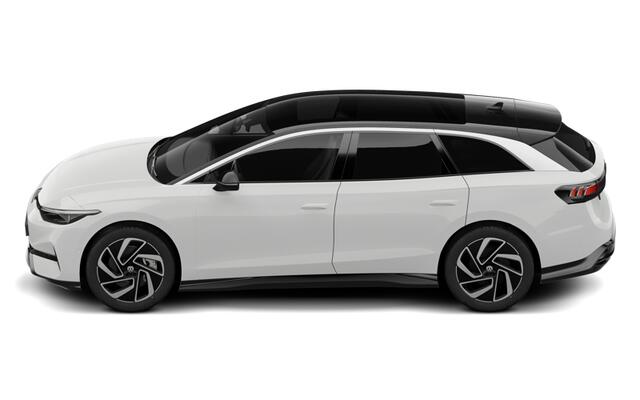 Volkswagen ID ID.7 Tourer 77 kWh Elektromotor 286 1AT Pro Business | Achterbank in ongelijke delen neerklapbaar incl. middenarmsteun en doorlaadmogelijkheid | Afstandscontrolesysteem (Front Assist), met voetgangers- en fietsersherkenning | Automatische afstandsregeling