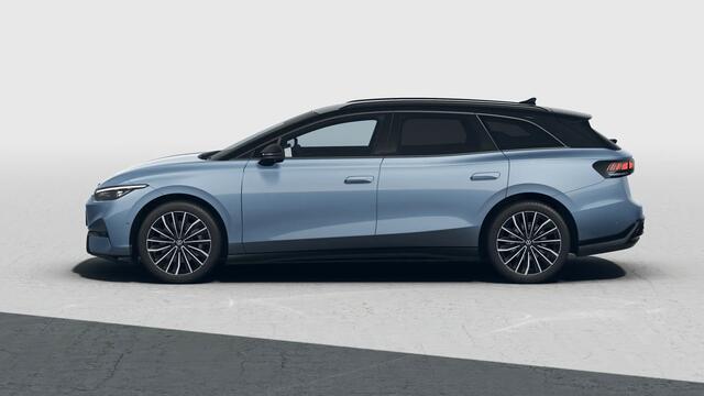 Volkswagen ID ID.7 Tourer Pro Limited Edition | Achterbank in ongelijke delen neerklapbaar incl. middenarmsteun en doorlaadmogelijkheid | Afstandscontrolesysteem (Front Assist), met voetgangers- en fietsersherkenning | Airconditioning automatisch, 2-zone (Climatronic)