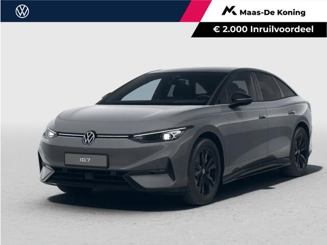 Volkswagen ID ID.7 Limited Edition 77 kWh accu 286 PK PRIVATE LEASE VANAF ¤499P/M · Achteruitrijcamera · Sfeerverlichting · Stuurwiel multifunctioneel · Voorraad OUTLET