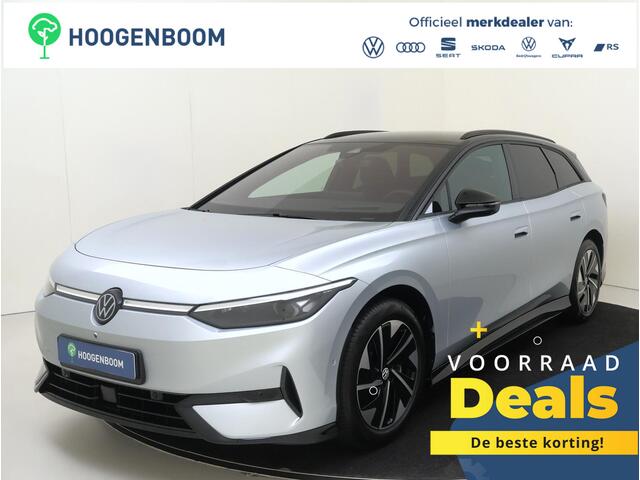 Volkswagen ID ID.7 Tourer Pro Limited Edition | Achterbank in ongelijke delen neerklapbaar incl. middenarmsteun en doorlaadmogelijkheid | Afstandscontrolesysteem (Front Assist), met voetgangers- en fietsersherkenning | Airconditioning automatisch, 2-zone (Climatronic)