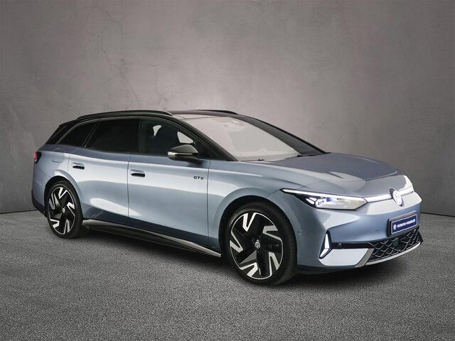 Volkswagen ID ID.7 Tourer GTX Limited Edition 86 kWh 340pk Automaat, Trekhaak, Harman Kardon, Panoramadak, 360 camera, Stoelverwarming, Stuurverwarming, Dodehoeksensoren, Head-up display, navigatie, App-connect