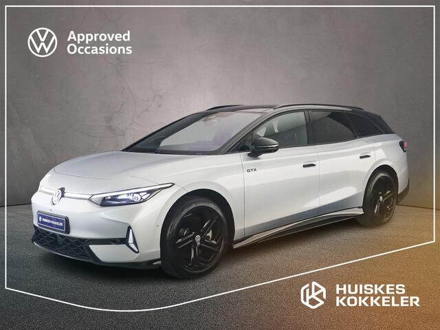 Volkswagen ID ID.7 Tourer GTX Limited Edition 86 kWh 340pk Automaat, Trekhaak, Panoramadak, 360 camera, Elektrische achterklep, Stoelverwarming, Stuurverwarming, Dodehoeksensoren, Navigatie, App-connect, Matrix LED koplampen