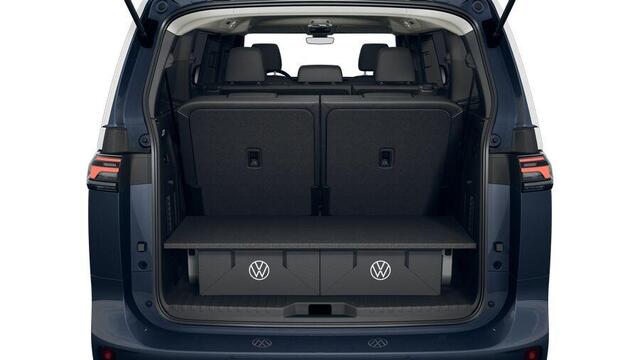 Volkswagen ID. Buzz Bedrijfswagens Pro Bulli 210 kW (286 pk) Elektromotor 7pers | 19 inch lichtmetaal | 7 zits pakket | Levering 2026 | Design Pakket | Interieur Pakket 'ArtVelours' inclusief zwart stuurwiel | Trekhaak |