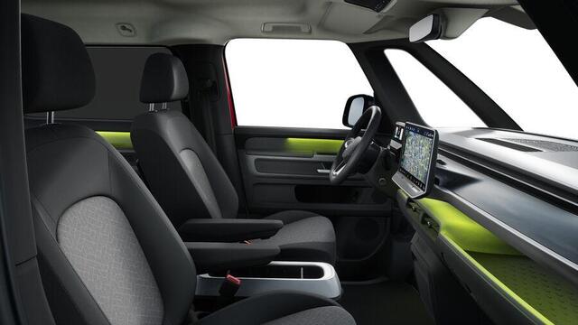 Volkswagen ID. Buzz Pro Bulli 79 kWh 7p. | Trekhaak | Sluithulp | 7 persoons | Two-Tone | Adaptieve Cruise Control |