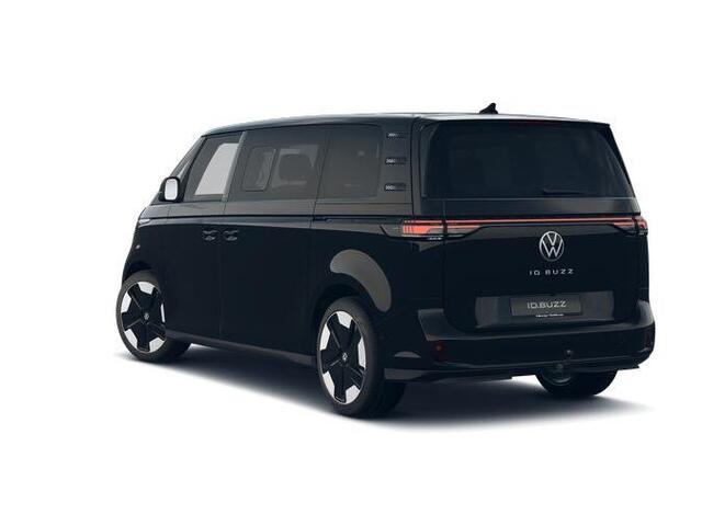Volkswagen ID. Buzz Bedrijfswagens Pro Bulli Limited Elektromotor 210 kW (286 pk) 323 | 7-zits | Elektrische schuifdeuren | Trekhaak | Panoramadak | IQ Lights | Alcantara bekleding | 21" Bromberg velgen | Park assist pro | 360° camera
