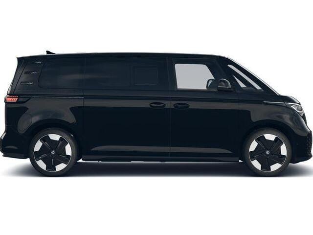 Volkswagen ID. Buzz Bedrijfswagens Pro Bulli Limited Elektromotor 210 kW (286 pk) 323 | 7-zits | Elektrische schuifdeuren | Trekhaak | Panoramadak | IQ Lights | Alcantara bekleding | 21" Bromberg velgen | Park assist pro | 360° camera