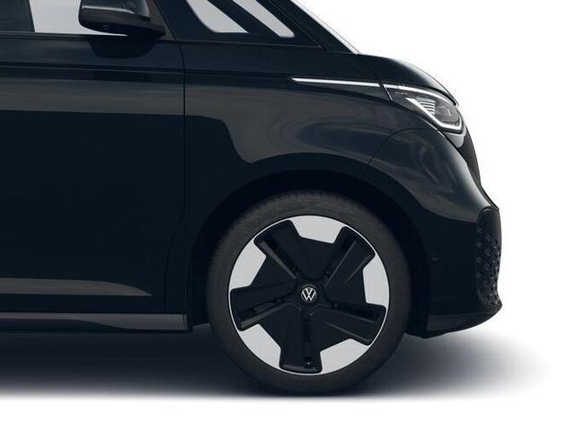 Volkswagen ID. Buzz Bedrijfswagens Pro Bulli Limited Elektromotor 210 kW (286 pk) 323 | 7-zits | Elektrische schuifdeuren | Trekhaak | Panoramadak | IQ Lights | Alcantara bekleding | 21" Bromberg velgen | Park assist pro | 360° camera