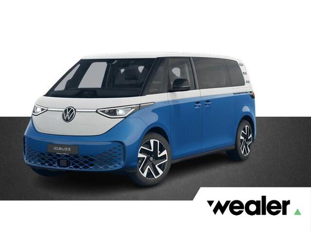 Volkswagen ID. Buzz Bedrijfswagens Pro Bulli Limited Elektromotor 210 kW (286 pk) 323 | 7-zits | Trekhaak | Schuifdeuren met sluithulp | IQ Lights | 20 inch 'Solna' velgen |Seaqual bekleding |