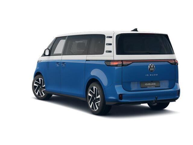 Volkswagen ID. Buzz Bedrijfswagens Pro Bulli Limited Elektromotor 210 kW (286 pk) 323 | 7-zits | Trekhaak | Schuifdeuren met sluithulp | IQ Lights | 20 inch 'Solna' velgen |Seaqual bekleding |