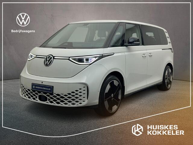 Volkswagen ID. Buzz Pro Bulli 286pk 79 kWh 7p. | Warmtepomp | 7-zits | Trekhaak | Head-up Display | Harman-Kardon | Apple Carplay / Android Auto | 21'' | ¤2.500,= INRUILPREMIE BESCHIKBAAR | Netto-ACTIEprijs; RIJKLAAR INCL. BTW/BPM, (bij koop of lease via HK) |