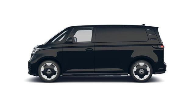 Volkswagen ID. Buzz Cargo Bedrijfswagens Bulli Edition 210 kW 286pk Elektrische aandrijving | Achterdeuren | Bijrijdersstoel in plaats van bijrijdersbank inclusief isofix | Open & close pakket | Verwarmbaar multifunctioneel stuurwiel met leder bekleed |