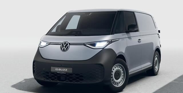 Volkswagen ID. Buzz Cargo Bedrijfswagens Economy Business 210 kW (286 pk) Elektromotor | Voorstoelen verwarmbaar | Bekleding, stof robuust | 360 graden camera | Trekhaak | Assistance pakket plus |