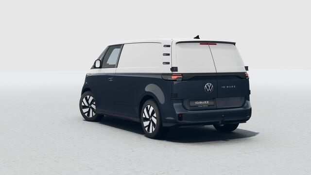 Volkswagen ID. Buzz Cargo Bedrijfswagens Bulli edition 125 kW (170 pk) Elektromotor | Achterdeuren | Achteruitrijcamera | Schuifdeur rechts met schuifdeur | Trekhaak, mechanisch inklapbaar | 19' velgen |