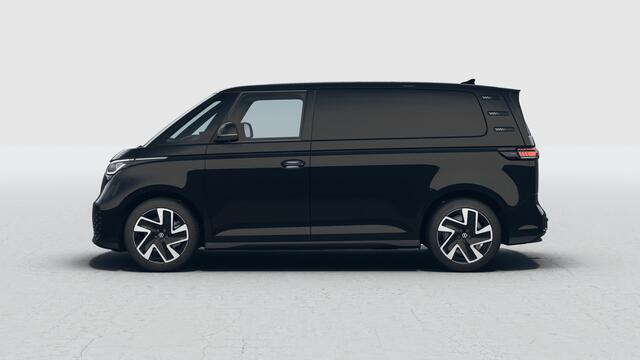 Volkswagen ID. Buzz Cargo Bedrijfswagens Bulli edition 250 kW (340 pk) 4M Elektromotor | 20' velgen lichtmetaal | LED Matrix koplampen | Bijrijdersstoel met ISOFIX | Assistance pakket plus | Dynamische knipperlicht |
