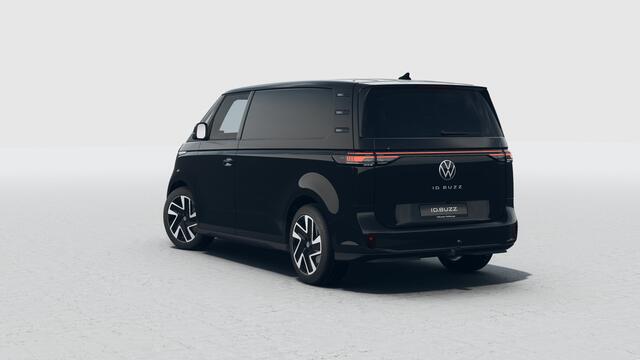 Volkswagen ID. Buzz Cargo Bedrijfswagens Bulli edition 250 kW (340 pk) 4M Elektromotor | 20' velgen lichtmetaal | LED Matrix koplampen | Bijrijdersstoel met ISOFIX | Assistance pakket plus | Dynamische knipperlicht |
