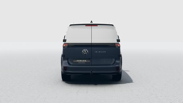 Volkswagen ID. Buzz Cargo Bulli Edition Elektromotor 210 kW (286 pk) 2988 mm Trekhaak elektrisch uitklapbaar | Stoelverwarming | 20" lm velgen Solna | Schuifdeur links en rechts | Diefstalarm | Achterdeuren