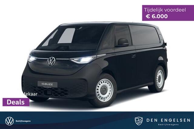 Volkswagen ID. Buzz Cargo ID. Buzz Cargo 286 pk, Economy Business, Achteruitrijcamera, Bijrijdersbank, Trekhaak, Achterdeuren zonder ruit, Alarm