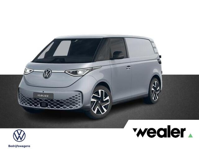 Volkswagen ID. Buzz Cargo Bedrijfswagens Bulli Limited Edition Elektromotor 250 kW (340 pk) | Trekhaak elektrisch | 360° camera | Navigatie | Schuifdeur met sluithulp | Stuurverwarming