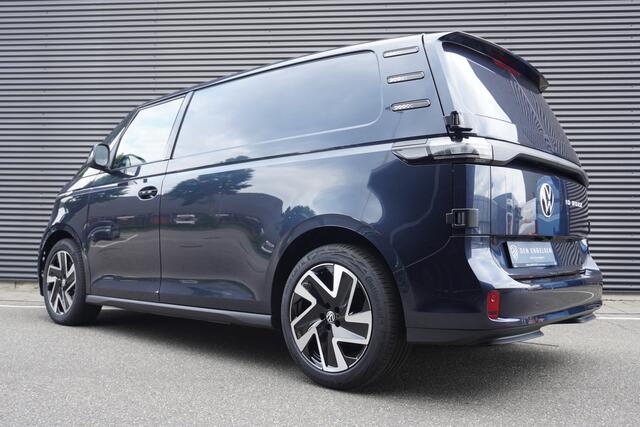 Volkswagen ID. Buzz Cargo ID. Buzz Cargo 340 pk 4-Motion, Bulli, Achteruitrijcamera, Comfortstoelen met armleuning, Navigatie, Achterdeuren zonder ruit, Trekhaak