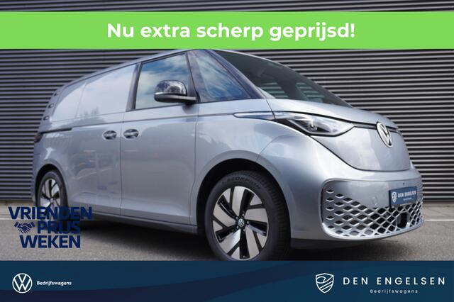 Volkswagen ID. Buzz Cargo ID. Buzz Cargo 340 pk 4-Motion Bulli Edition, Achteruitrijcamera, Bijrijdersstoel, Navigatie, Achterklep met ruit, Trekhaak