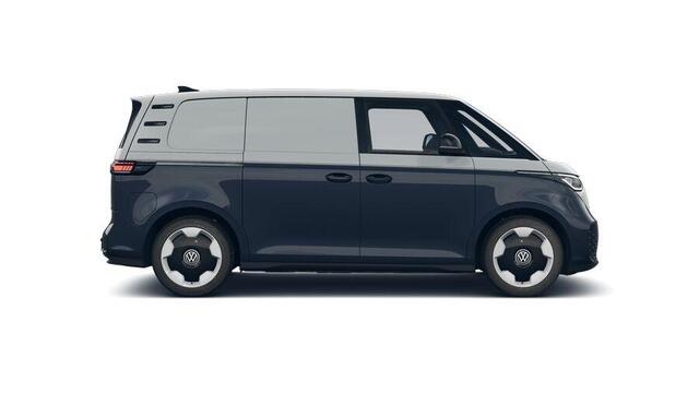 Volkswagen ID. Buzz Cargo Bedrijfswagens Bulli Limited Edition 250 kW (340 pk) 4MOTION | schuifdeur links en rechts met sluithulp | Open en close plus pakket | DAB+ | 360 graden achteruitrijcamera | Achterlichten LED | Digitale sleutel | 4MOTION |