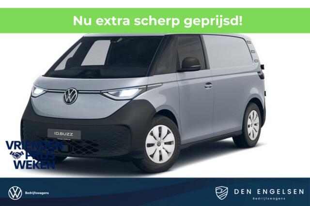 Volkswagen ID. Buzz Cargo ID. Buzz Cargo 286 pk, Economy Business Limited, Achteruitrijcamera, Bijrijdersbank, Trekhaak, Achterdeuren zonder ruit, Alarm