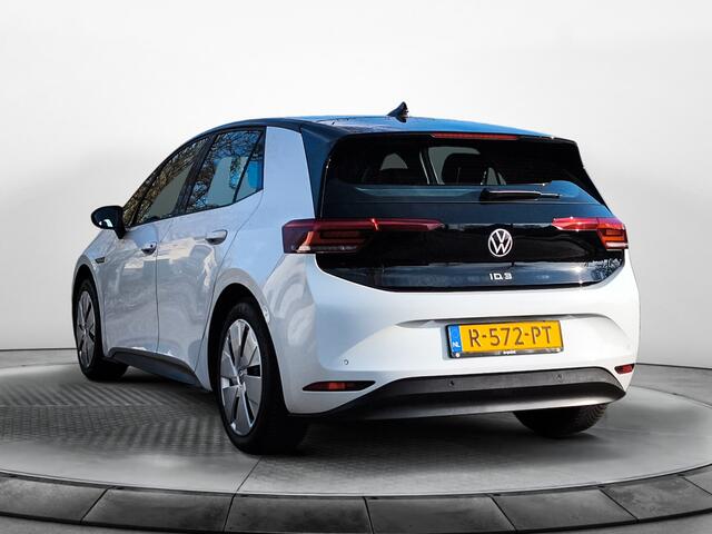 Volkswagen ID.3 Pro 58 kWh (146 PK) 1e-Eig. Keurig-Onderh. BOVAG-Garantie. NL-Auto. Navigatie/Apple-Carplay/Android-Auto, Adaptive-Cruisecontrol, Keyless-Start, Parkeersensoren-V+A, Stoelverwarming, Stuurverwarming, Licht-Zicht Privacy-Glas