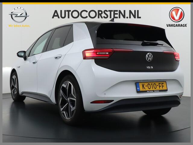 Volkswagen ID.3 58kWh 204PK First Navi Adapt.Cruise Control Pdc Apple Carplay Android Navi Ecc Led Stoel-Stuurverwarming DAB Keyless Advanced Lmv Bluetooth Regensensor Rijstrooksensor Verkeersbord detectie Mirrorlink Grootste accu Garantie op accu t/m 02-12-2028