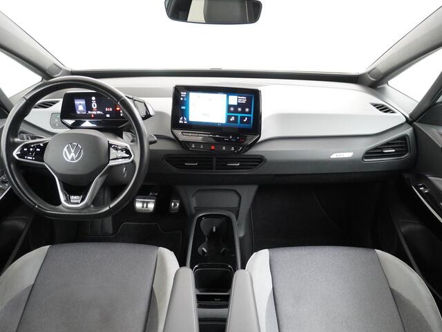 Volkswagen ID.3 58kWh 204PK First Navi Adapt.Cruise Control Pdc Apple Carplay Android Navi Ecc Led Stoel-Stuurverwarming DAB Keyless Advanced Lmv Bluetooth Regensensor Rijstrooksensor Verkeersbord detectie Mirrorlink Grootste accu Garantie op accu t/m 02-12-2028
