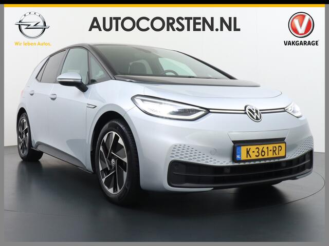 Volkswagen ID.3 58kWh 204PK Navi Adapt.Cruise Control Pdc Apple Carplay Android Navi Ecc Matrix-Led Stoel-Stuurverwarming Business DAB Keyless Lmv Bluetooth Regensensor Rijstrooksensor Verkeersbord detectie Mirrorlink 1e Eigenaar Grootste accu Garantie t/m 22-12-2028