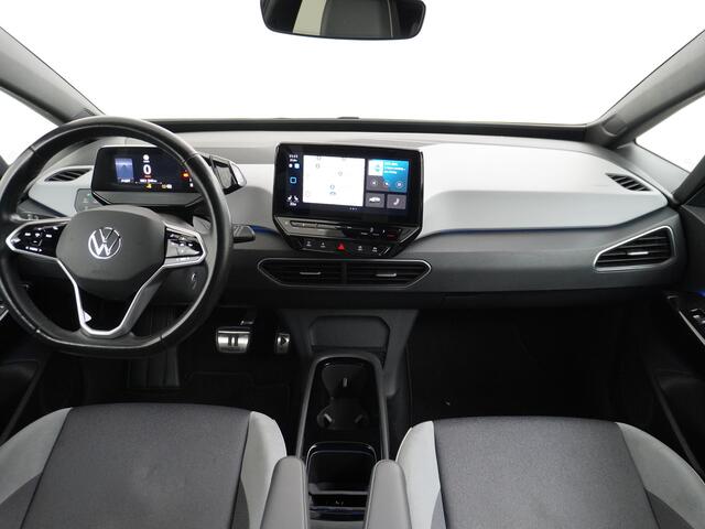 Volkswagen ID.3 58kWh 204PK Navi Adapt.Cruise Control Pdc Apple Carplay Android Navi Ecc Matrix-Led Stoel-Stuurverwarming Business DAB Keyless Lmv Bluetooth Regensensor Rijstrooksensor Verkeersbord detectie Mirrorlink 1e Eigenaar Grootste accu Garantie t/m 22-12-2028