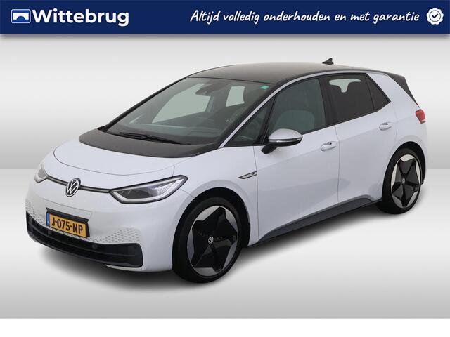 Volkswagen ID.3 First Max 58 kWh / TREKHAAK/ PANO/ CAMERA/ PARK. SENSOREN/ IQ. LIGHT/ ERGO ACTIVE STOELEN/ STOELVERWARM./ NAVI/ CLIMA/ 20" LMV