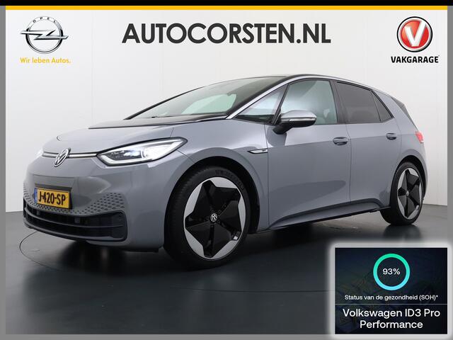 Volkswagen ID.3 First Max 62kWh Stoelen Pano-dak Adap.Cruise Matrix-led Navi-ProErgo-Active Ecc Apple Carplay Android Auto Pdc SOH 93% Stoelverwarming Keyless Advanced Achterlicht dynamisch Privacy Glas 1e Eigenaar Origineel Nederlandse Auto Zeer compleet! Nieuwprijs ¤4
