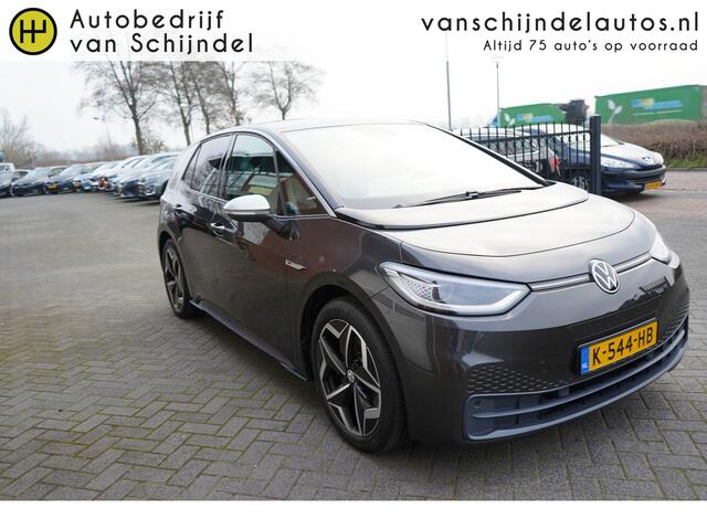 Volkswagen ID.3 FIRST PLUS 58KWH DEC 2020 ORIGINEEL NEDERLANDS MATRIXX LED CAMERA STOELVERWARMING ANDROID-APPLECARPLAY NAVI ADAPTIEVE CRUISE 19INCH KEYLESS CLIMA PDC V+A ENZ...