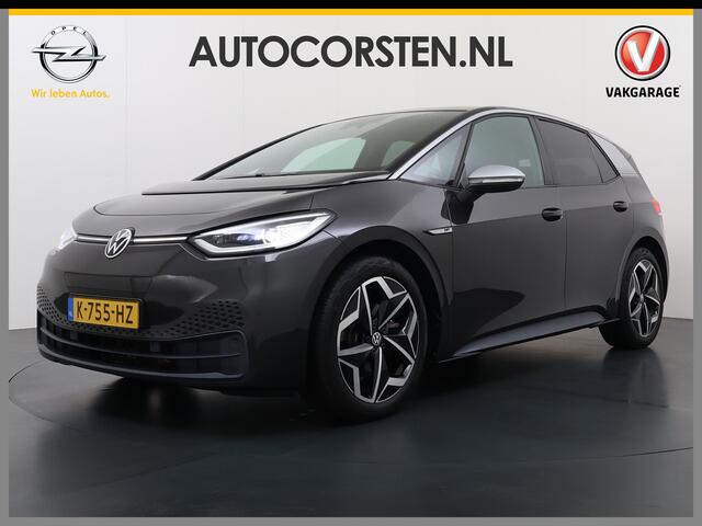 Volkswagen ID.3 First Plus 62kWh Navi-Pro Adap.Cruise Camera Matrix led 19" Ecc Apple Carplay Android Auto SOH 92% Stoel+Stuurverwarming Lmv Privacy Glas Keyless Rijstrooksensor Origineel Nederlandse Auto ¤ 44.000 nieuw!