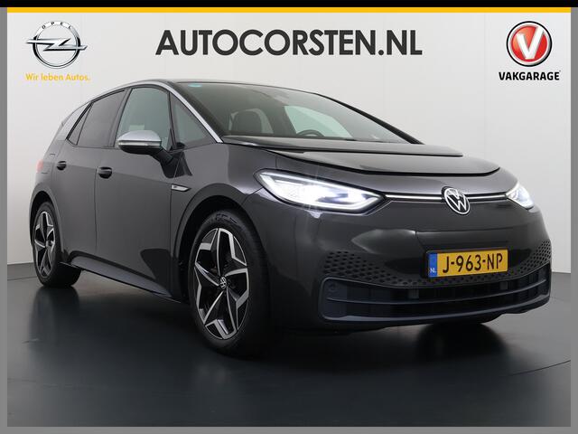 Volkswagen ID.3 First Plus 62kWh Camera Navi-Pro Adap.Cruise Matrix led 19" Ecc Apple Carplay Android Auto SOH 91% Stoel+Stuurverwarming Lmv Privacy Glas Keyless Advanced Rijstrooksensor Led-a.licht dynamisch 1e Eigenaar Dealeronderhouden Origineel Nederlandse Auto