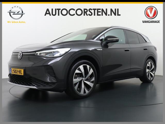 Volkswagen ID.4 MAX 77kWh 204PK Trekhaak Warmtepomp Adap.Cruise Apple Carplay/Android Auto Navi Ecc Pdc Head-Up Display DAB Keyless Matrix Led Koplampen Lmv 20" Wifi Stoelverwarming Rijstrooksensor Geluidsisolerend glas Connected services Draadloze telefoonlader Verkeers