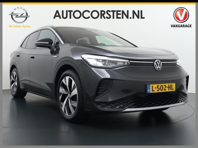 Volkswagen ID.4 MAX 77kWh 204PK Trekhaak Warmtepomp Adap.Cruise Apple Carplay/Android Auto Navi Ecc Pdc Head-Up Display DAB Keyless Matrix Led Koplampen Lmv 20" Wifi Stoelverwarming Rijstrooksensor Geluidsisolerend glas Connected services Draadloze telefoonlader Verkeers