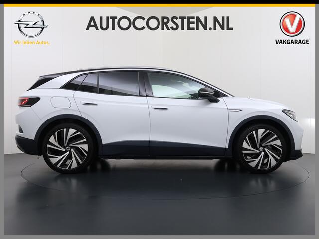 Volkswagen ID.4 Max 82kWh Warmtepomp Panoramadak Ergo-Comfort Stoelen+Memory Adap.Cruise Navi 3-Zone Ecc 360°Camera Apple Carplay Android Auto Pdc Lmv 21" Stoel+Stuurverwarming Elek.Achterklep Privacy Glas Matrix Led Isofix DAB Origineel Nederlandse Auto Dealeronderhoude