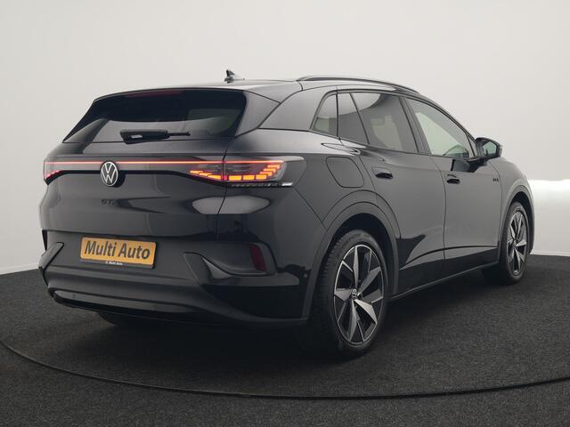 Volkswagen ID.4 GTX 4Motion 77 kWh 299pk Dealer O.H. | Panodak | Adaptive Cruise | Head Up | 360 Camera | Alcantara Sportstoelen Massage & Memory | IQ Light | Sfeerverlichting | Keyless | Blis | Stoelen & Stuur Verwarmd | Apple Carplay |