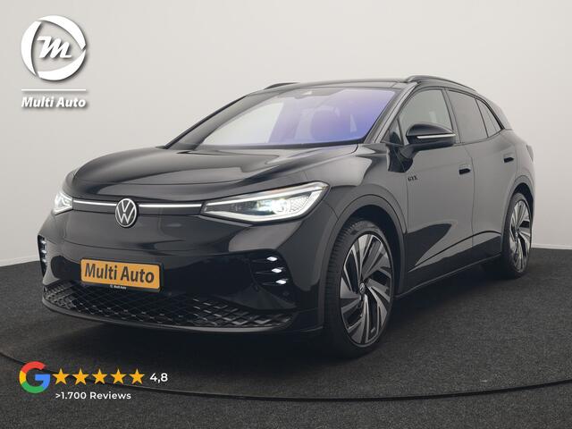 Volkswagen ID.4 GTX 4Motion 77 kWh 300pk Dealer O.H. | Trekhaak Af Fabriek | Panodak | Adaptive Cruise | IQ Light | Sportstoelen Verwarmd | Sfeerverlichting | Apple Carplay | Navigatie | DAB | 21".M | Virtual Cockpit |